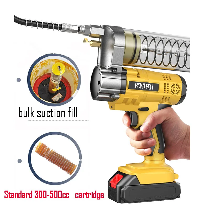 20V Cordless Grease Gun with Battery and Charger Dual Fit for Standar Cartridge and Suckion oil Top Merken Winkel